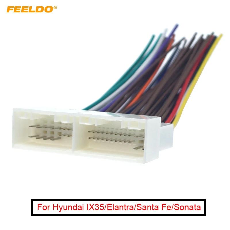 FEELDO 1PC ڵ    IX35/Elantra/Santa Fe/Sonata CD/DVD ׷ ġ 42Pin 輱 ϳ׽ 
